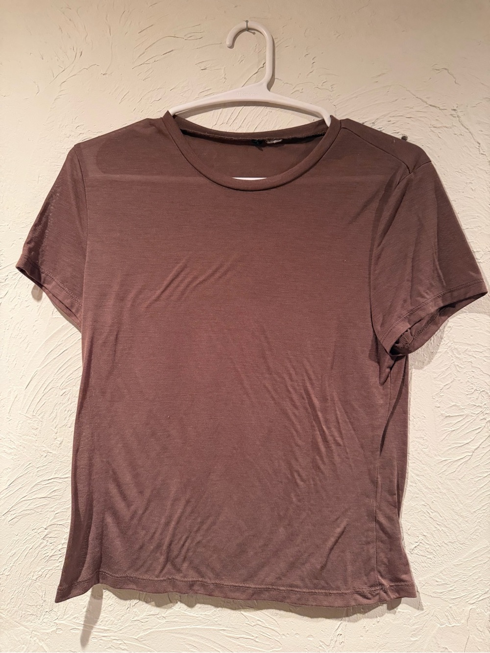 Everyday Crewneck Tee - Mauve Brown Short Sleeve